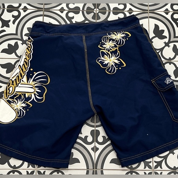 Budweiser Beer Mens Board Shorts Swim Trunks Swim Suit - Picture 2 of 7